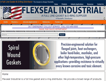 Tablet Screenshot of flexsealindustrial.com
